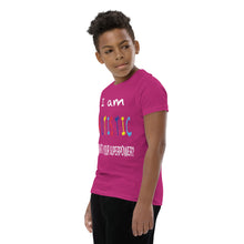 Load image into Gallery viewer, Youth Short Sleeve T-Shirt- I'm Autistic- What's Your Superpower