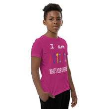 Load image into Gallery viewer, Youth Short Sleeve T-Shirt- I'm Autistic- What's Your Superpower