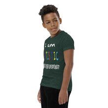 Load image into Gallery viewer, Youth Short Sleeve T-Shirt- I'm Autistic- What's Your Superpower