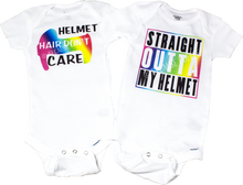 Load image into Gallery viewer, Rainbow Helmet Onesies