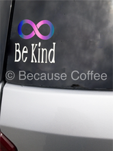 Load image into Gallery viewer, Autism Be Kind- Vinyl Car Decal
