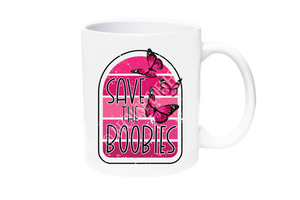 Save The Boobies Coffee Mug