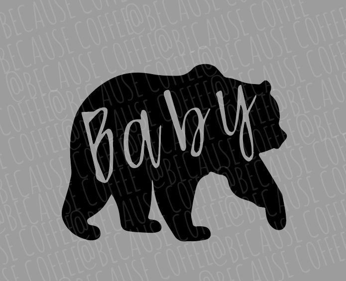 Baby Bear- SVG File